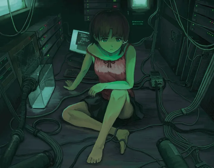 Lain 33 fan art by Ken Saito